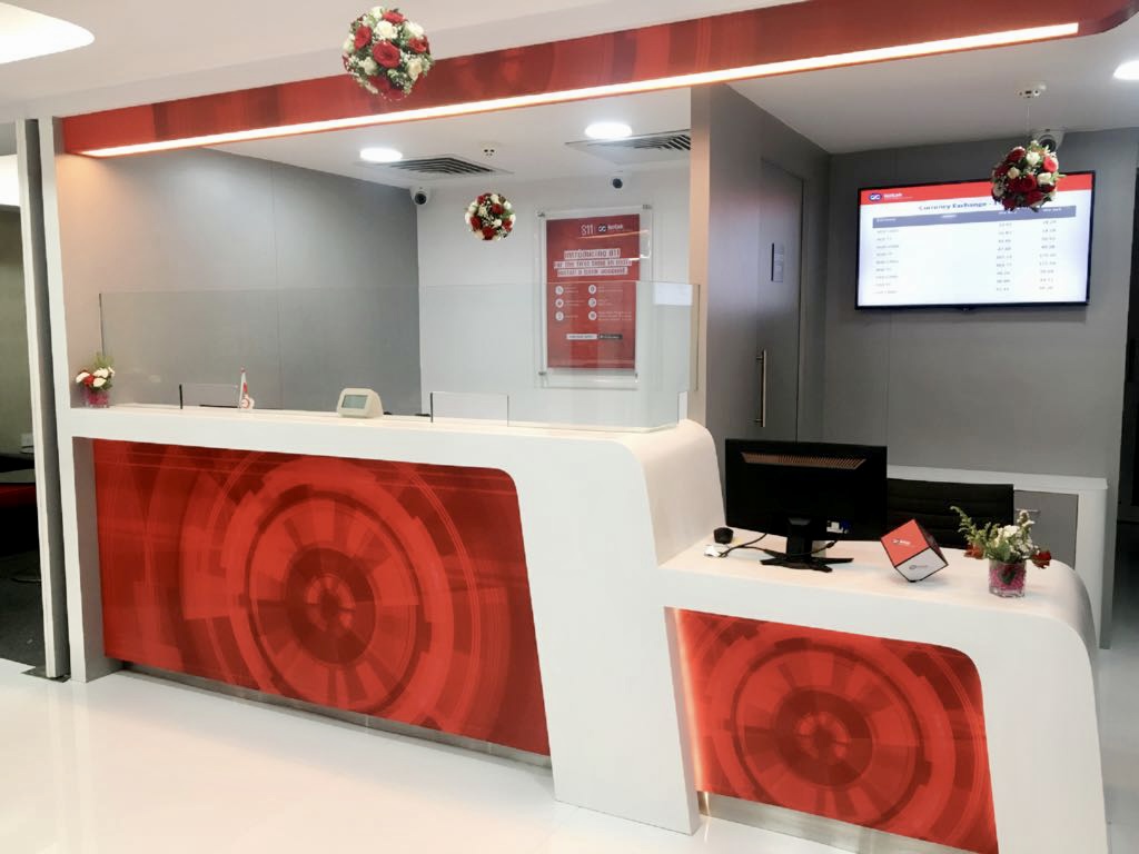 Modern office space with collaborative areas